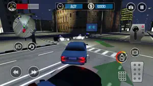 Police Car Escape 3D: Night Mode Racing Chase Game screenshot #1 for iPhone