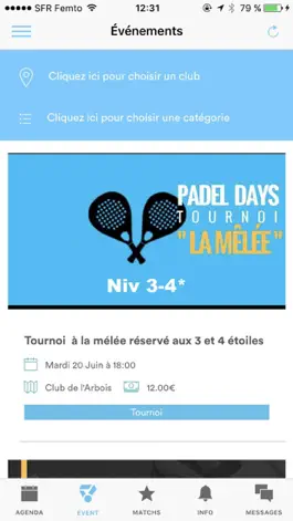 Game screenshot Winwin Padel Apps apk