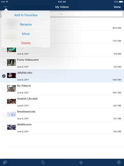 AVPlayer For IPad iPhone Ekran Görüntüsü 3