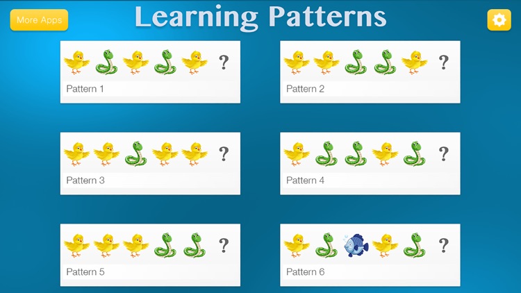 Learning Patterns - Pattern & Logic Game for Kids