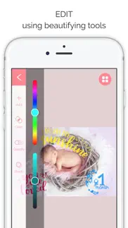 swaddle - baby pics pregnancy stickers moments app iphone screenshot 3