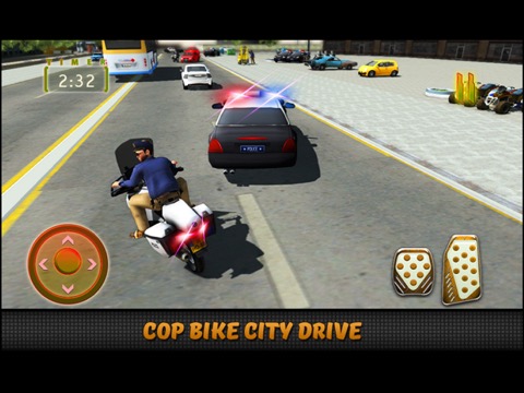 警察モーターバイクの追跡 - 実際の警察の市のドライブのおすすめ画像3