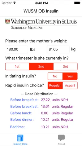 Game screenshot WUSM OB Insulin apk