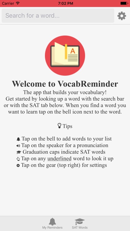 VocabReminder - English Dictionary with Reminders
