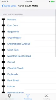 kolkata metro & subway iphone screenshot 2