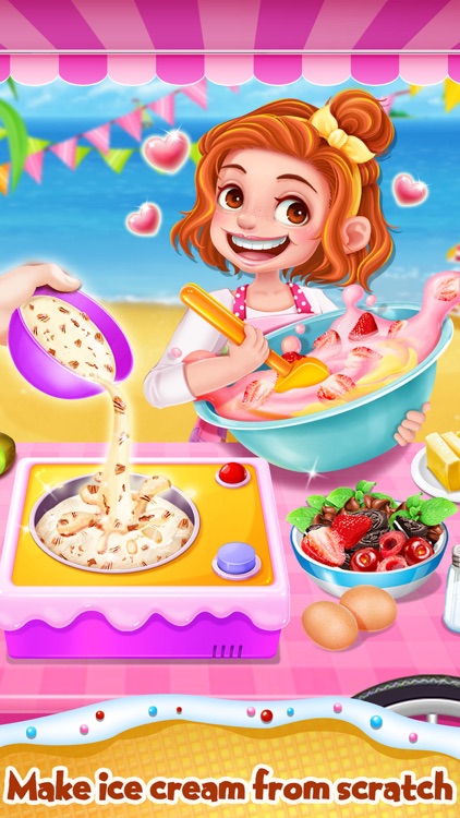 Summer Frozen Ice Cream - Icy Desserts Food Maker