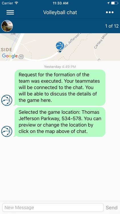 Keep App - Create sport team