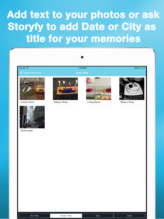 Storyfy: Slideshow maker iPad screenshot 5 - Photo & Video app