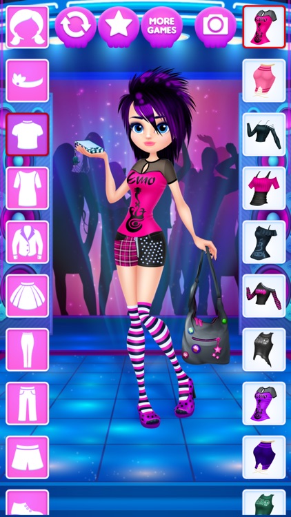 Emo Dress Up - games for girls by Irina Marina