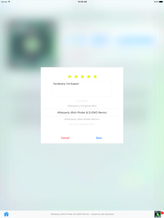 Inflyte iPad screenshot 3 - Music app