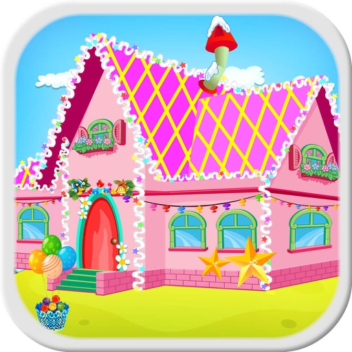 Real Princess Doll House Decoration game™ icon