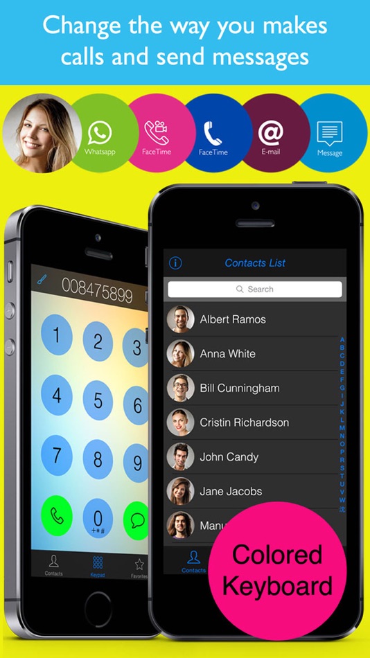 Colored Phonebook Simple - 1.7 - (iOS)
