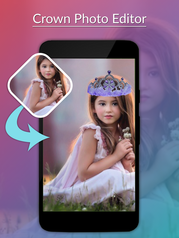 Screenshot #4 pour Crown Photo Editor -Crown Camera stickers