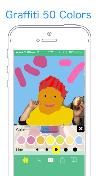Graffiti Camera - Graffiti on touch with a photo-