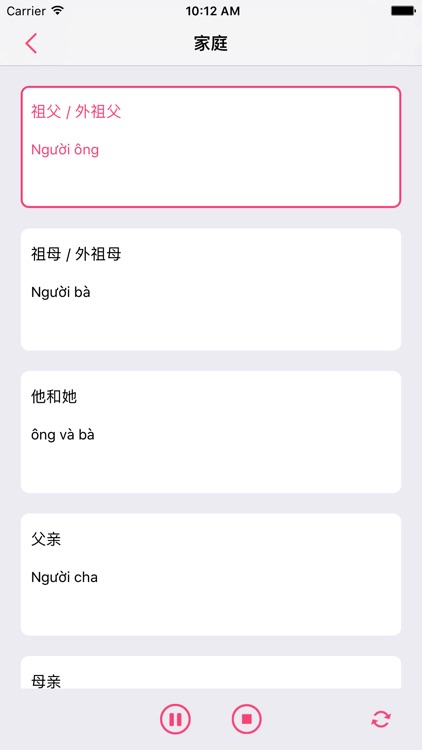 越南语-越南语口语翻译单词会话学习