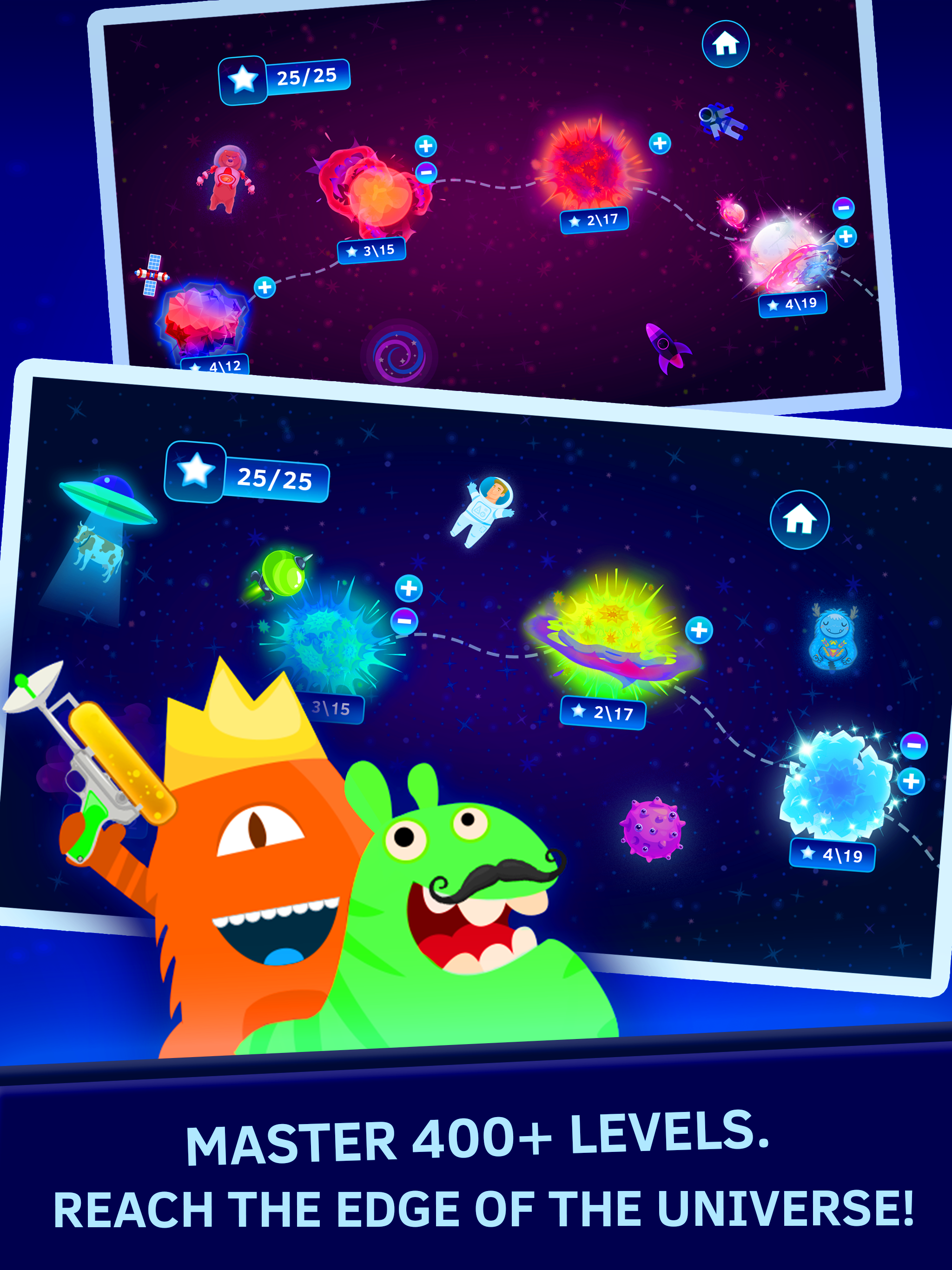 Math Matching Game. Space Math qiuz