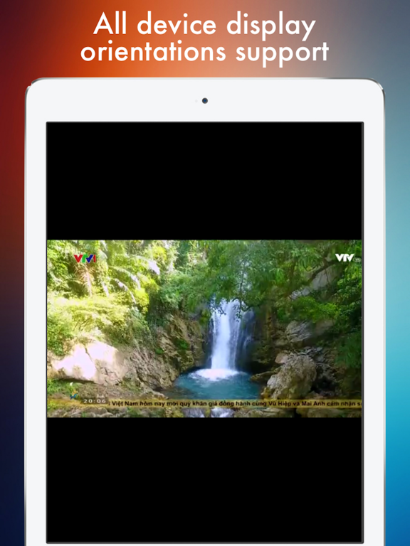 TV tiếng việt - Vietnamese TV online iPad screenshot 4 - Photo & Video app