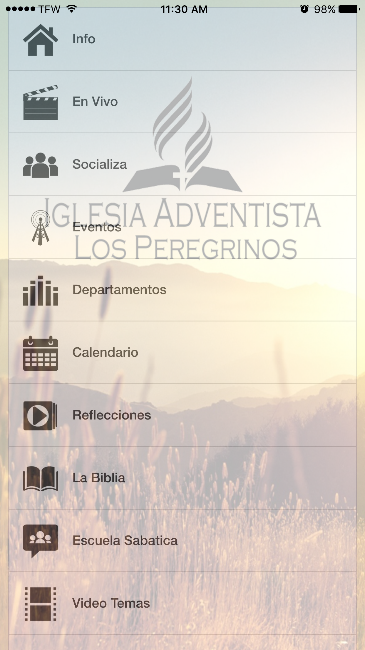 Los Peregrinos SDA screenshot 3