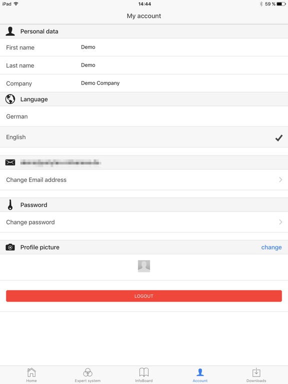App screenshot