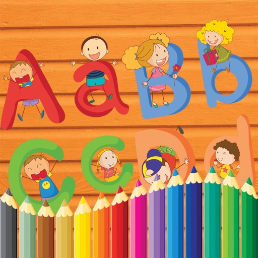 ABC Coloring Alphabet Learn Paint for Toddler Kids Icon