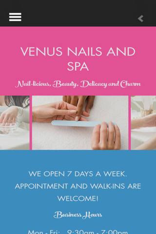 VENUS NAILS AND SPA screenshot 2