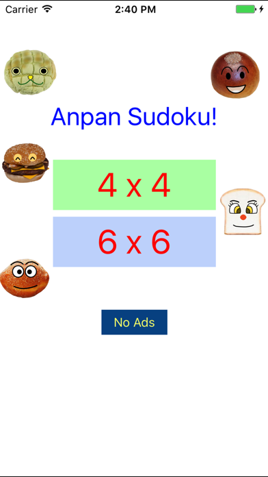 Screenshot #3 pour Anpan Bread Easy Sudoku 4x4,6x6,7x7