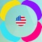 Tap the Flags ball carefully through each obstacle