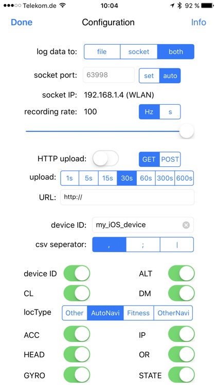 SensorLog screenshot-3