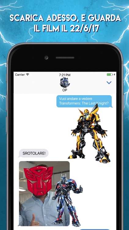 Stickers di Transformers - L'Ultimo Cavaliere