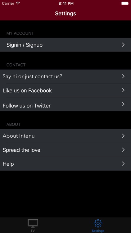 Intenu - Watch live curated TV