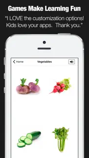 flashcards for kids - first food words iphone screenshot 2