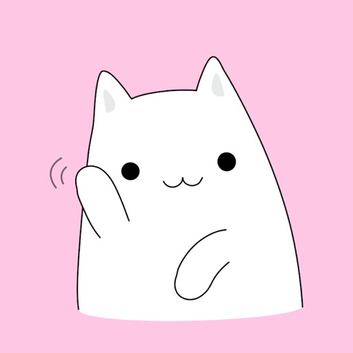 Yuki Neko - Animated Kitty Cat Fun Pet Stickers icon