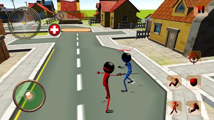 Stickman Ninja War Extreme Fight 3D screenshot-4