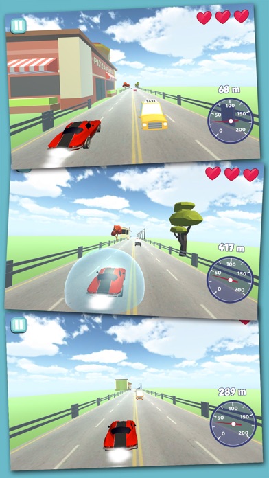 Turbo Cars 3D Dodge Game - Pro screenshot 2