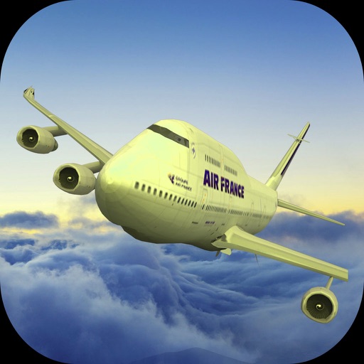 Pilot Airplane simulator 3D Icon