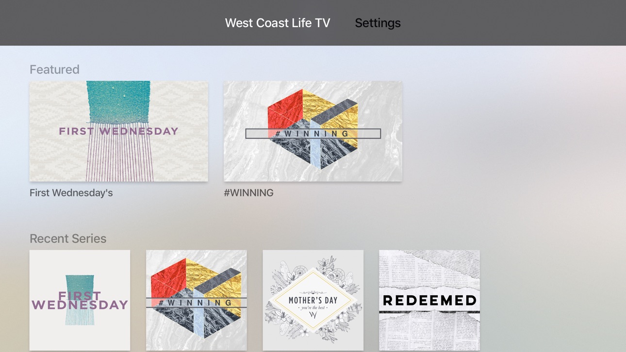 Apple TV screenshot