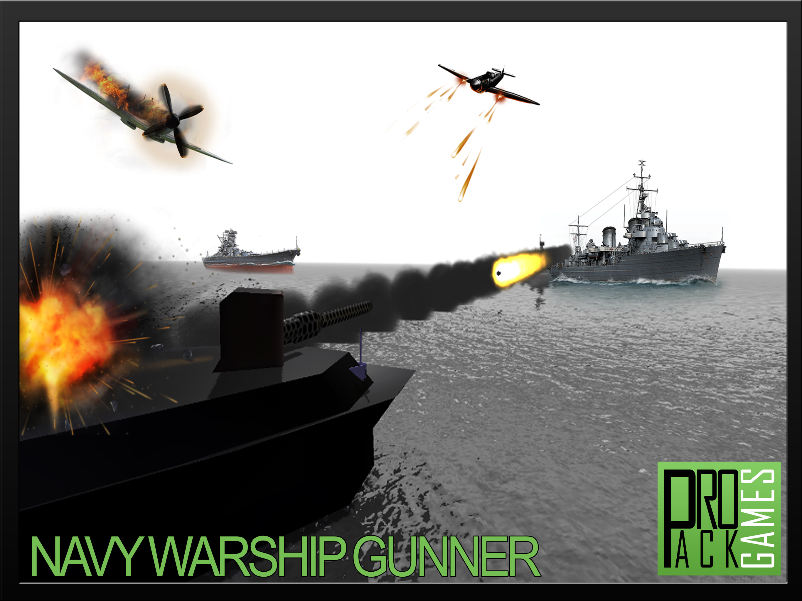 Navy Warship Gunner WW2 Battleship Fleet Simulator screenshot 7