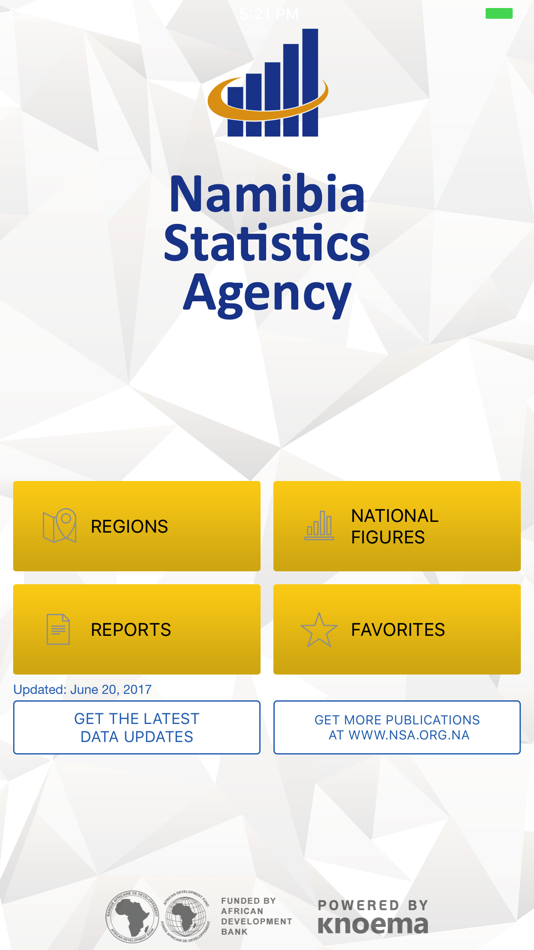 #1. Namibia Statistics Agency (iOS) 由: Knoema Corporation