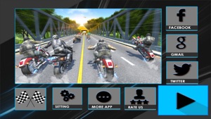 Racing in Moto : Bike Racer screenshot #1 for iPhone