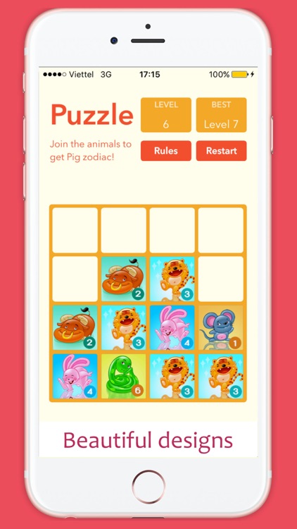 2048 Animals Chinese Zodiac Puzzle