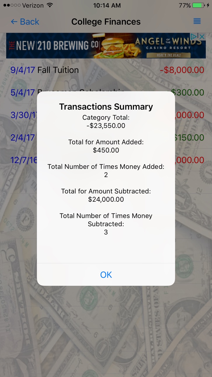 iPhone screenshot