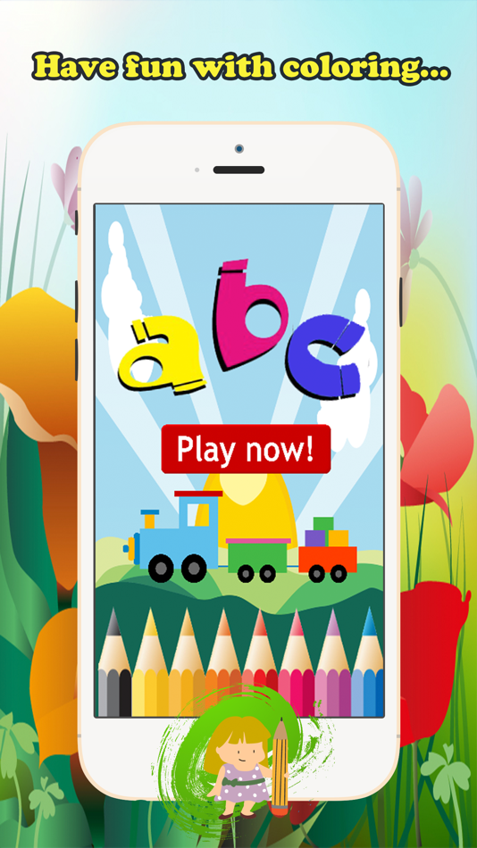 Coloring Book ABC Alphabet Lower children age1-10 - 1.0.3 - (iOS)