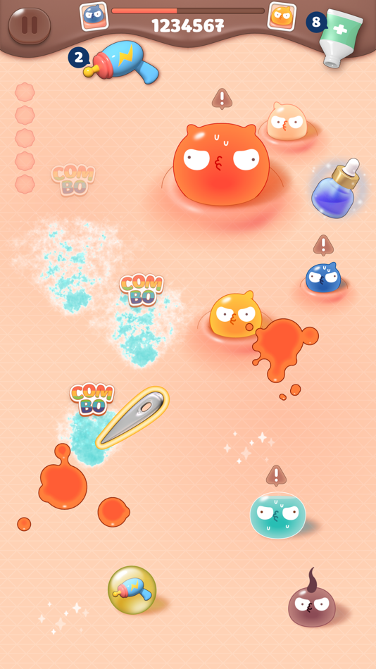 #4. Pimple POP-TINY MONSTERS RAID (iOS) Podle: GALBRO INC.