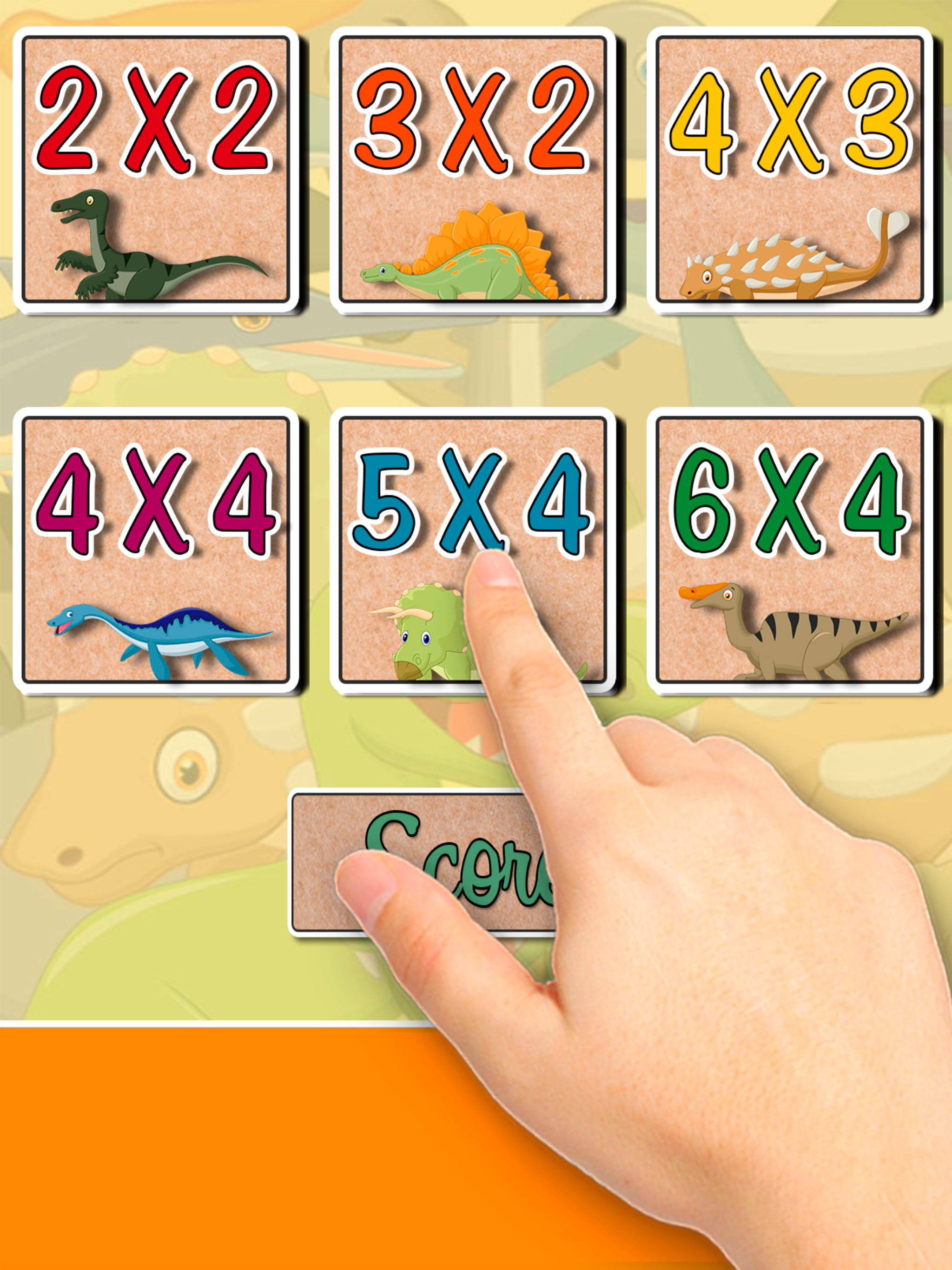 Dinosaurus Find the Pairs Learning & memo Game screenshot 6