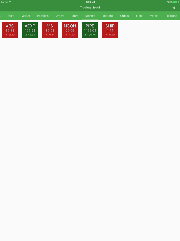 Trading Mogul iPad screenshot