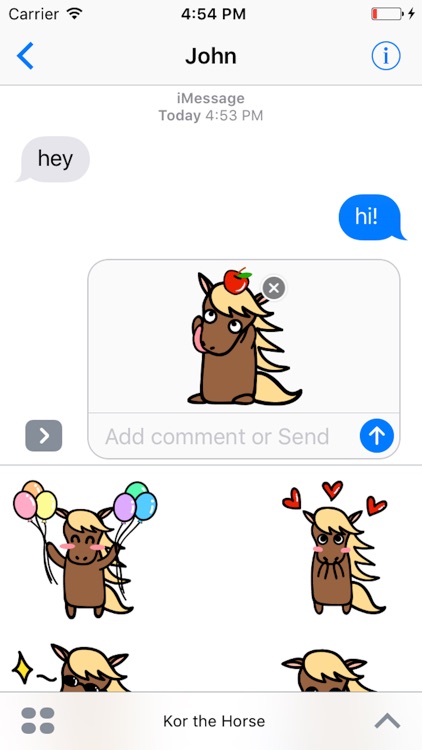 Kor the Horse Stickers screenshot-4