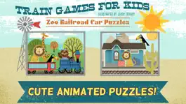 Game screenshot Train Games for Kids: Zoo Railroad Car Puzzles mod apk