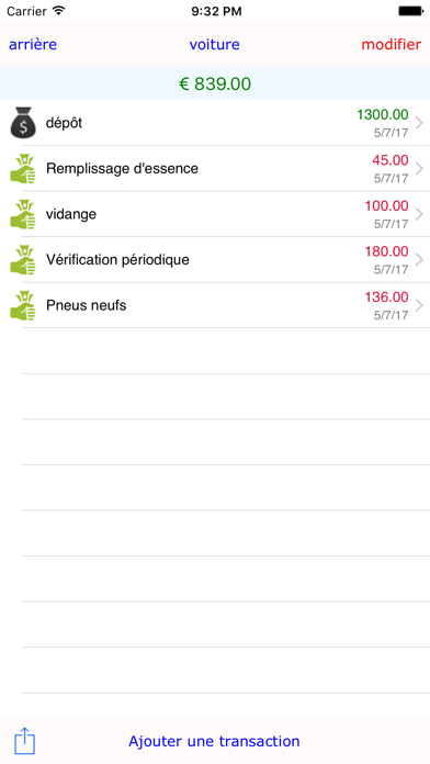 Screenshot #3 pour Dépensez budget de portefeuill