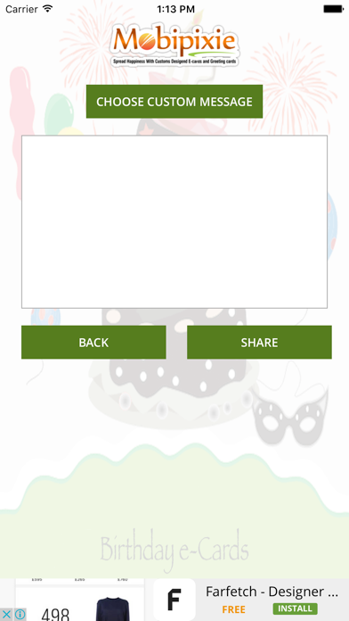 Screenshot #2 pour Birthday eCard & Greeting