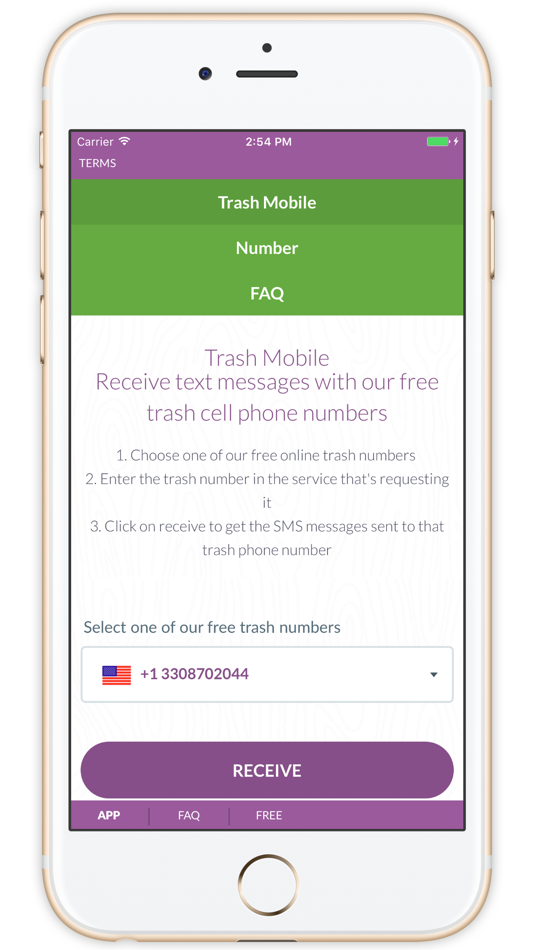 #1. Trash Mobile - Receive text messages online (iOS) 由: Blacktelio OÜ